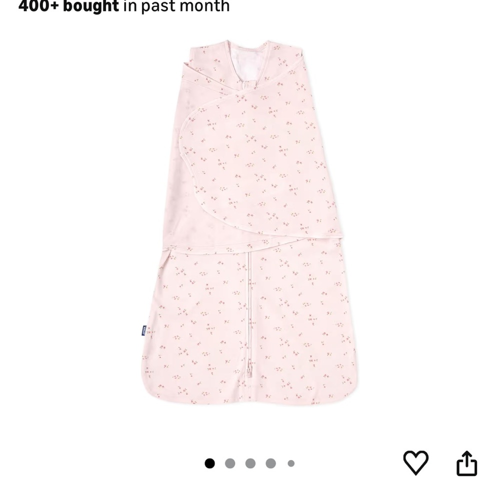 Halo Pink Floral SleepSack Swaddle